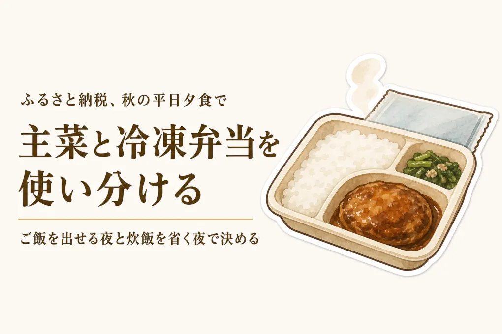 秋のふるさと納税、冷凍おかずとご飯付き冷凍弁当はどう選ぶ？新学期の夕食に5品