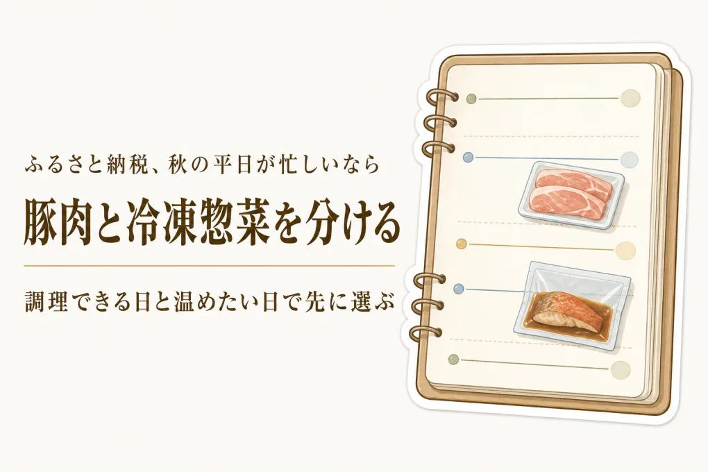 秋の行事前にふるさと納税の国産豚肉・冷凍惣菜を選ぶ｜平日の下ごしらえ時間で比較