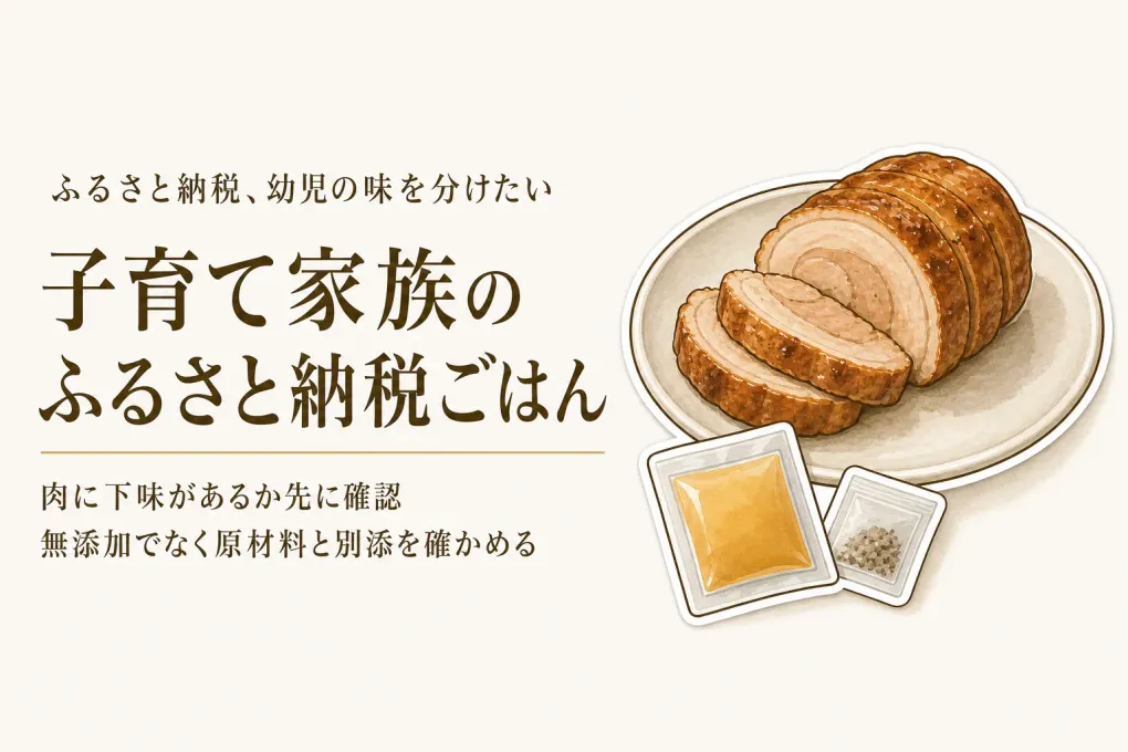 ふるさと納税の味付け肉、レビュー数が多い4品を比較｜幼児と小学生で味を分けるには
