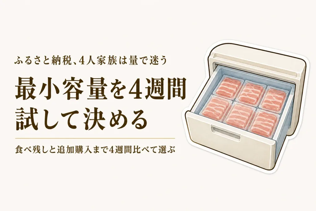ふるさと納税でもらえる大容量の米・肉は4人家族の節約になる？食べ残し・追加購入まで判定