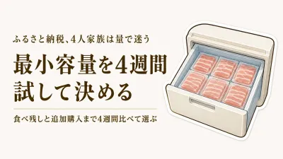 ふるさと納税でもらえる大容量の米・肉は4人家族の節約になる？食べ残し・追加購入まで判定